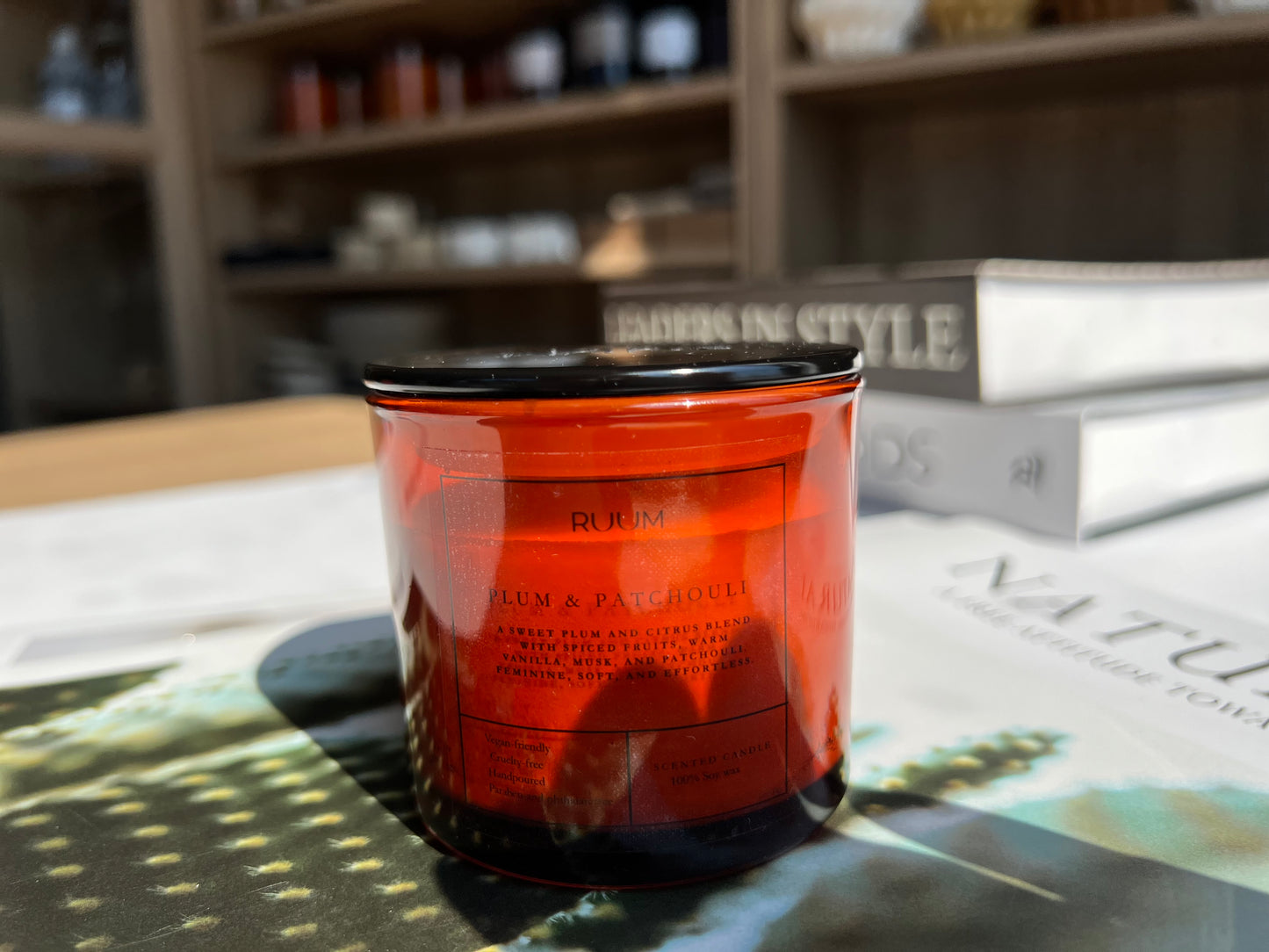 Plum & Patchouli 125g Lõhnaküünal