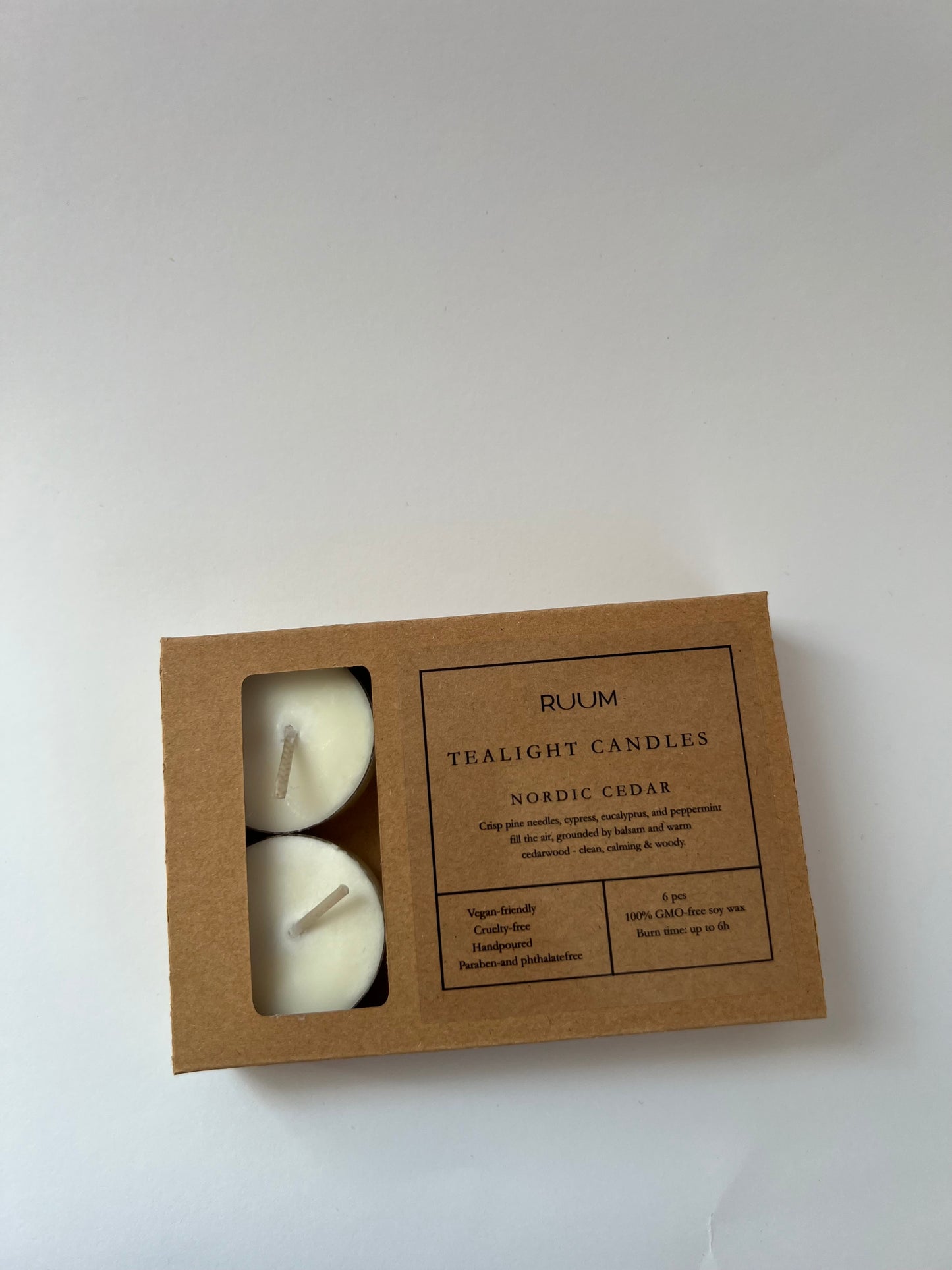 Nordic Cedar Teeküünlad 6-pakk