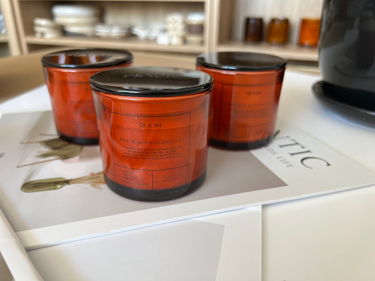 Plum & Patchouli 125g Lõhnaküünal