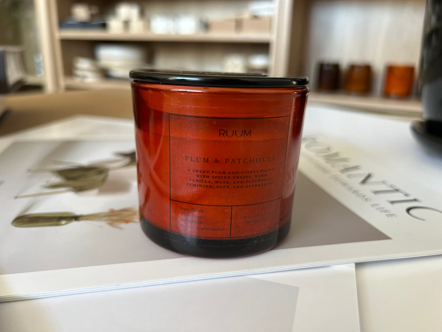 Plum & Patchouli 125g Lõhnaküünal