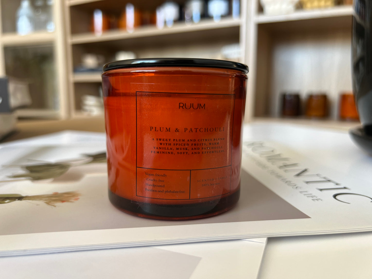 Plum & Patchouli 125g Lõhnaküünal