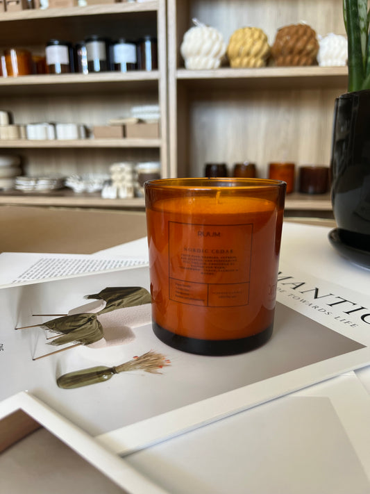 Handmade Soy Wax candle, crueltyfree , veganfrineldy, RUUM 